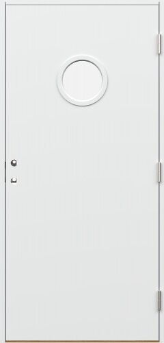 Dörrtema Innerdörr Massiv runt glas 35dB - ljudlamellglas Dörrtema Innerdörr Massiv runt glas 35dB - ljudlamellglas