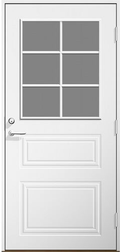 Dörrtema Ytterdörr Monica glas Lagervara - Vitmålad Modul 9x21 Höger Dörrtema Ytterdörr Monica glas Lagervara - Vitmålad Modul 9x21 Höger