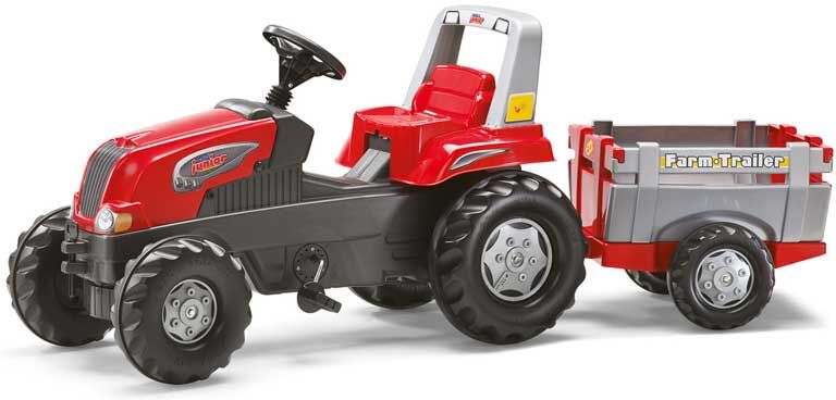 Rolly Toys Junior RT Traktor med släp Rolly Toys Junior RT Traktor med släp