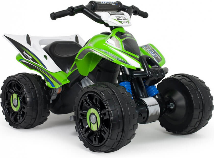 Injusa Elfyrhjuling ATV Kawasaki till barn 12 volt Injusa Injusa Elfyrhjuling ATV Kawasaki till barn 12 volt Injusa