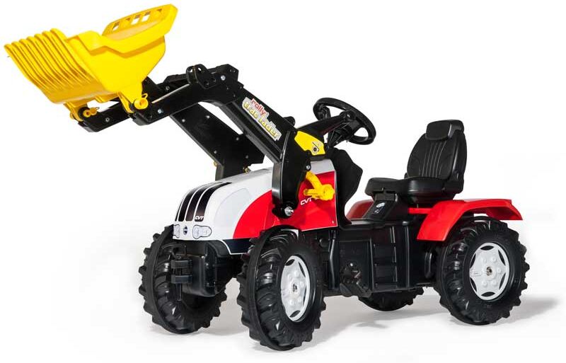 Rolly Toys Farmtrac Steyr 6240 CVT med skopa