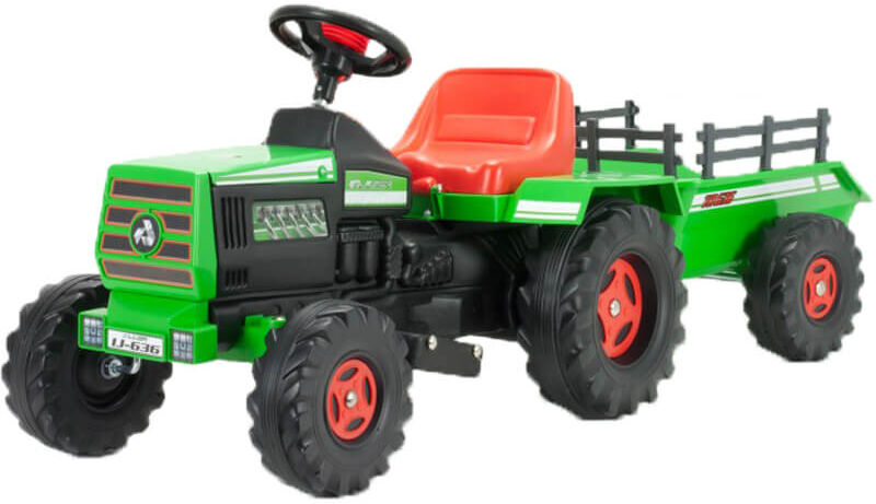Injusa Eltraktor Farmer Injusa med släp. 6 volt. Injusa Eltraktor Farmer Injusa med släp. 6 volt.