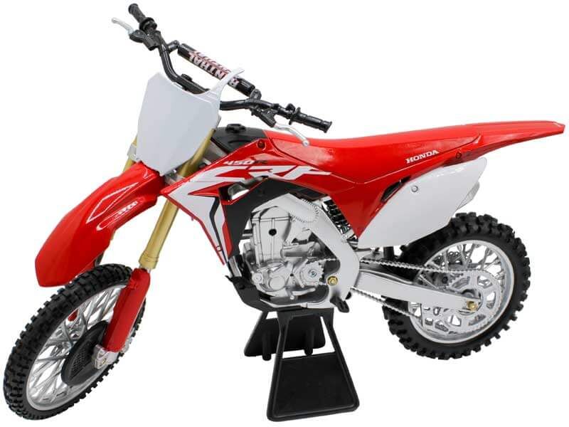 New Ray Motorcross Honda CRF450R Leksaksmotorcykel 1:6 New Ray Motorcross Honda CRF450R Leksaksmotorcykel 1:6