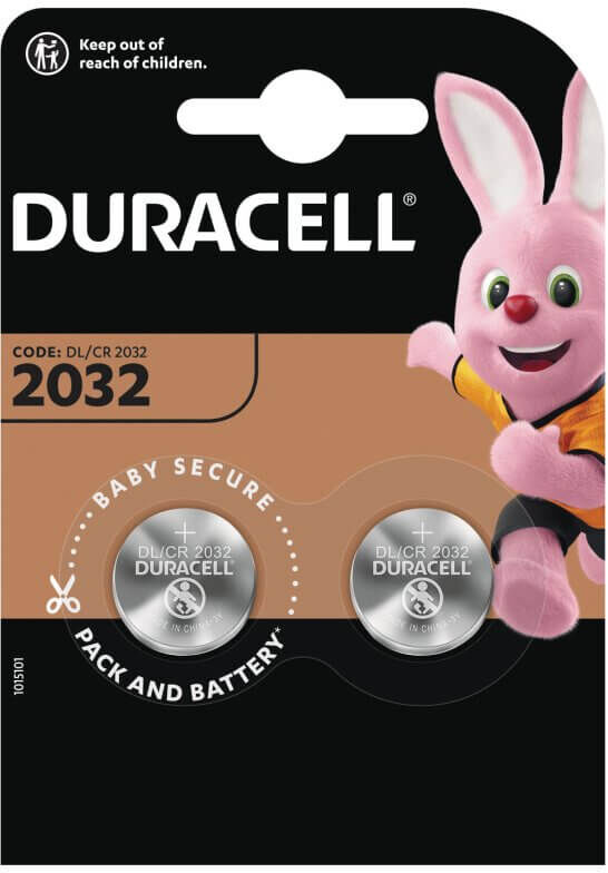 Duracell litiumbatterier 3V 2 st. 2032