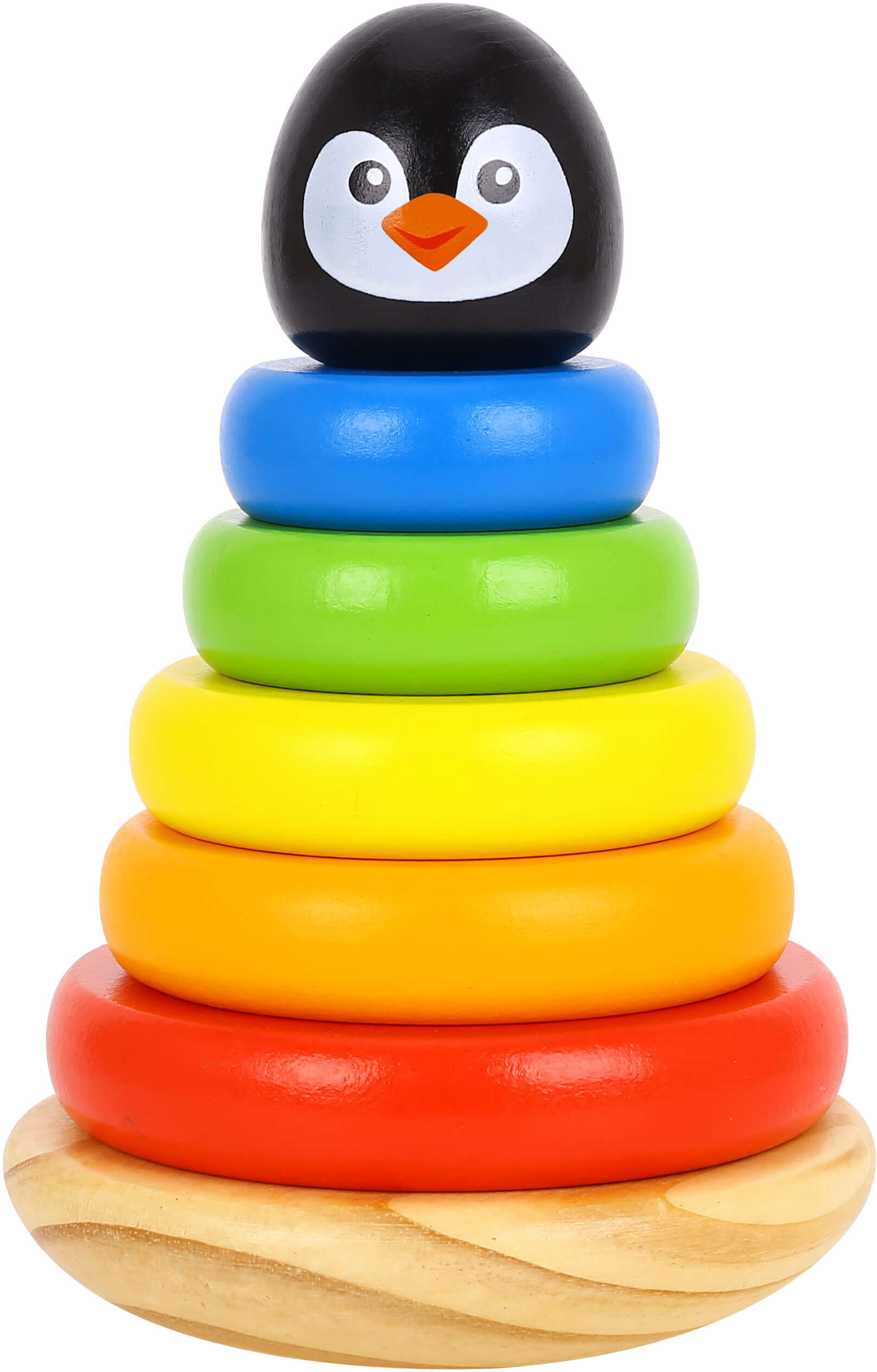 Tooky Toy Stapelleksak i trä pingvin Tooky Toy Tooky Toy Stapelleksak i trä pingvin Tooky Toy