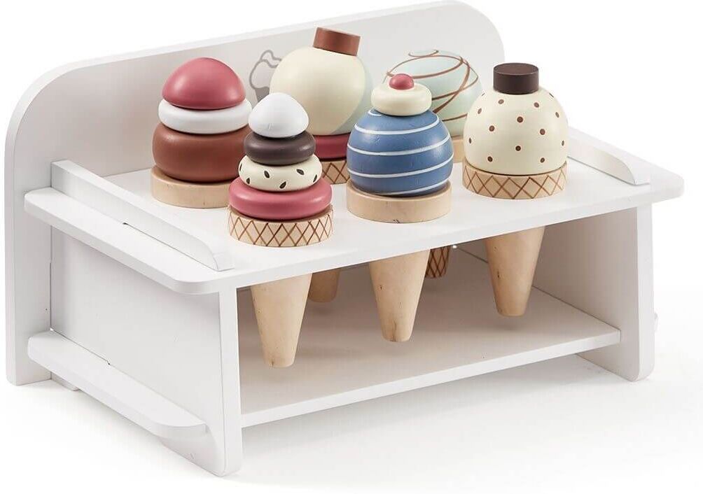 Kids Concept Glasställ och Glassar 6 st Kids Concept Glasställ och Glassar 6 st