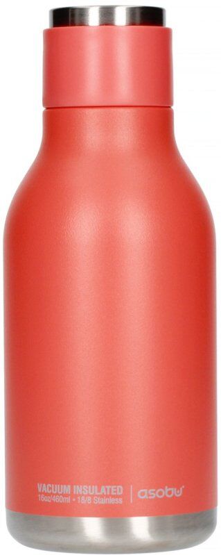 Asobu Urban Water Bottle dricksflaska i rostfritt stål 460 ml. peach Asobu Urban Water Bottle dricksflaska i rostfritt stål 460 ml. peach