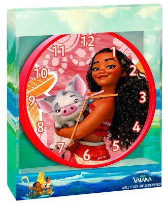 Disney Vaiana Väggklocka Disney Vaiana Väggklocka