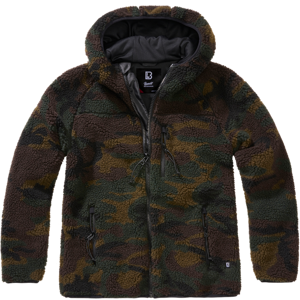 Brandit Teddyfleece Hood Jacka Dam Woodland