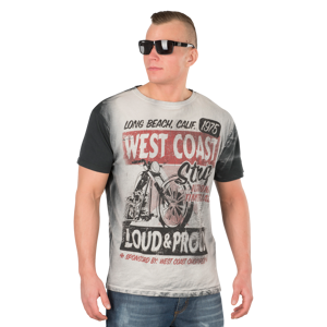 West Coast Choppers T-Shirt West Coast Choppers The Strip Washed Vit s