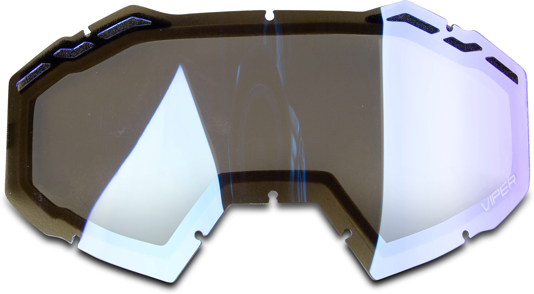 Klim Viper Dark Smoke Blue Mirror Dubbellins Klim Viper Dark Smoke Blue Mirror Dubbellins