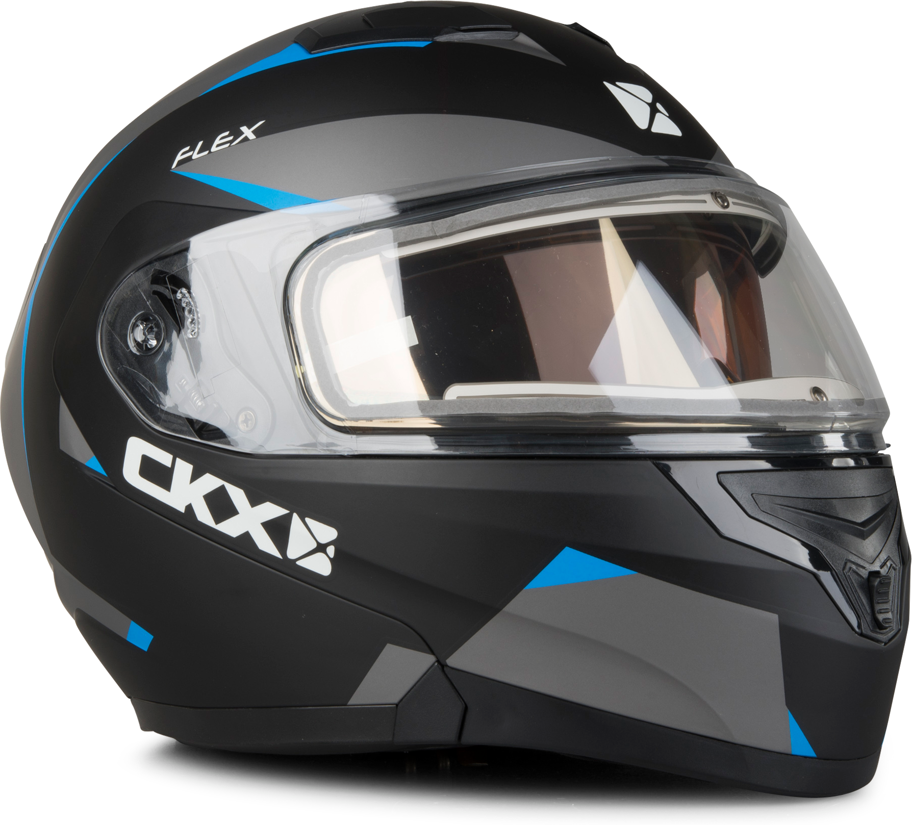 CKX Skoterhjälm CKX Flex RSV Elektrisk visir Control Blå CKX Skoterhjälm CKX Flex RSV Elektrisk visir Control Blå