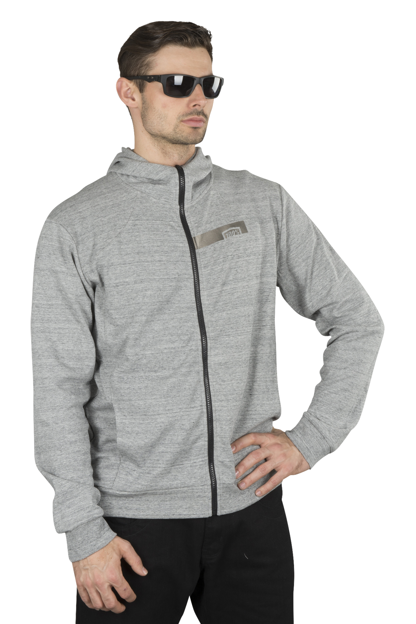 100% Hoodie 100% Chamber Gunmetal-Heather