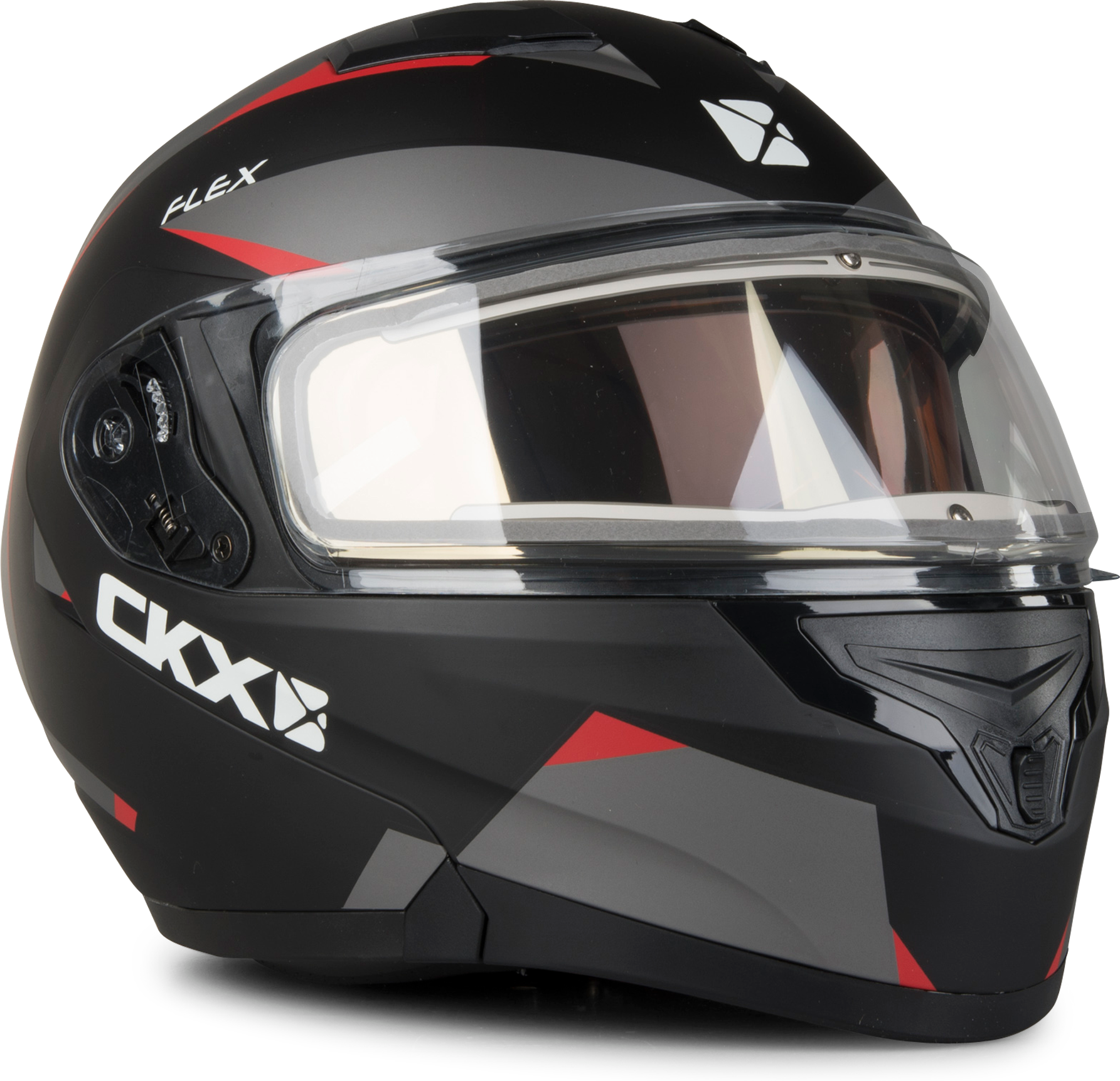 CKX Skoterhjälm CKX Flex RSV Elektrisk Visir Control Röd CKX Skoterhjälm CKX Flex RSV Elektrisk Visir Control Röd