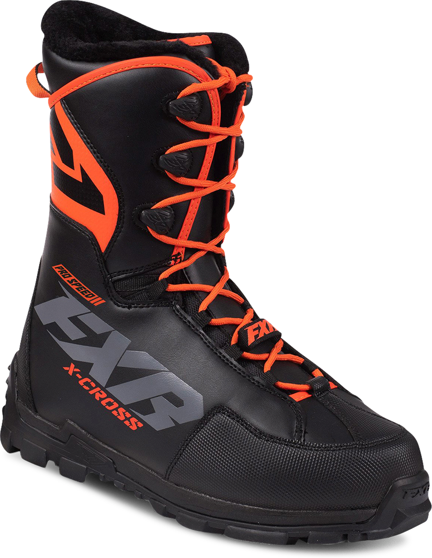 FXR X-Cross Pro Speed Skoterkängor Svart-Orange FXR X-Cross Pro Speed Skoterkängor Svart-Orange