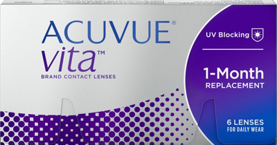 ACUVUE VITA (6 linser): +1.25, 8.4