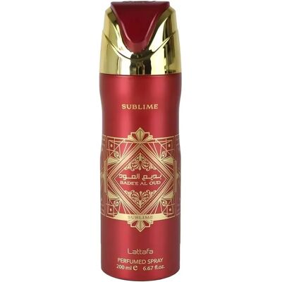 Lattafa Perfumes Bade'E Al Oud Sublime Deo Spray 200ml Lattafa Perfumes Bade'E Al Oud Sublime Deo Spray 200ml