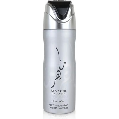 Lattafa Perfumes Maahir Legacy Deodorant Spray 200ml Lattafa Perfumes Maahir Legacy Deodorant Spray 200ml