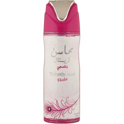 Lattafa Perfumes Mahasin Crystal Violet Deodorant Spray 200ml Lattafa Perfumes Mahasin Crystal Violet Deodorant Spray 200ml