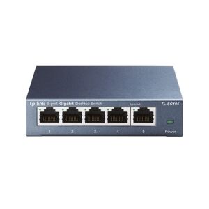 TP-Link TL-SG105 nätverksswitchar Ohanterad L2 Gigabit Ethernet (10/100/1000) Svart
