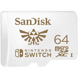 SanDisk MicroSDXC Nintendo Switch 64GB UHS-I, 100/60