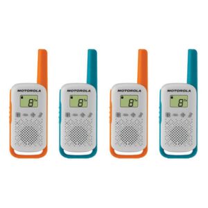 Motorola TALKABOUT T42 tvåvägsradio 16 kanaler Blå, Grön, Orange, Vit