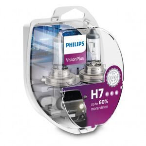 Philips VisionPlus Typ av lampa: H7, 2-pack, strålkastarlampa för bil