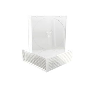 MediaRange BOX20 fodral till optiska skivor Plastfodral 1 diskar Transparent