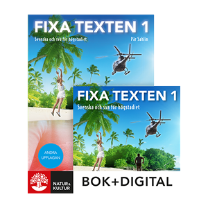 Fixa texten 1 Paket Bok+Digital Fixa texten 1 Paket Bok+Digital