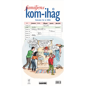 Familjens kom-ihåg-kalender 2026 Familjens kom-ihåg-kalender 2026