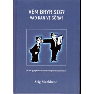 Vem bryr sig? : vad kan vi göra? : en bok om dålig psykosocial arbetsmiljö på grund av psykpater, mobbing, kränkningar, stess och livsfarlig ledning Vem bryr sig? : vad kan vi göra? : en bok om dålig psykosocial arbetsmiljö på grund av psykpater, mobbing, kränkningar, stess och livsfarlig ledning