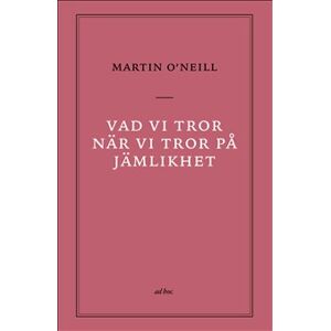 Vad vi tror när vi tror på jämlikhet Vad vi tror när vi tror på jämlikhet