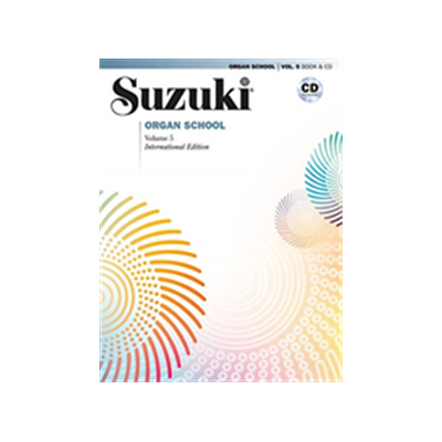 Suzuki Organ School vol 5, bok/cd Suzuki Organ School vol 5, bok/cd
