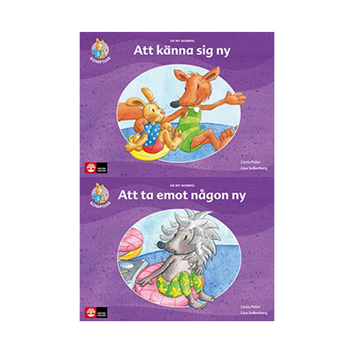 En ny kompis 2 titlar i en bok En ny kompis 2 titlar i en bok