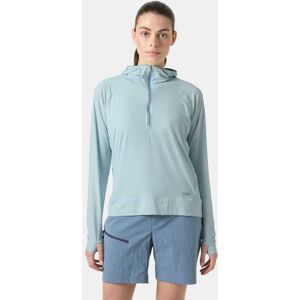 Helly Hansen Shine Solen Half-zip Sun Huvtröja Dam Blå L Grey Fog GråL Helly Hansen Shine Solen Half-zip Sun Huvtröja Dam Blå L Grey Fog GråL