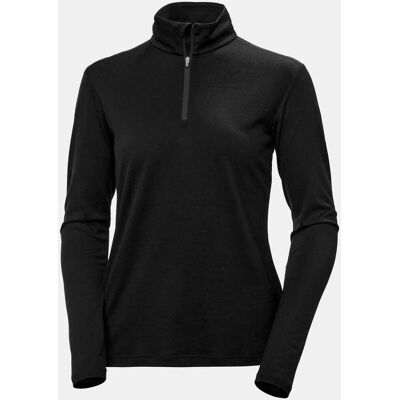Helly Hansen Women’s HH Merino Half-zip Base Layer Svart S Black SvartS Helly Hansen Women’s HH Merino Half-zip Base Layer Svart S Black SvartS