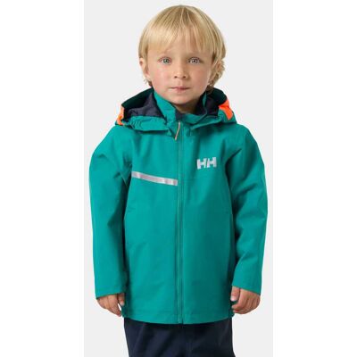 Helly Hansen Kids' Shelter Helly Tech® Jacket Grön 92 Navy Marinblå92 Helly Hansen Kids' Shelter Helly Tech® Jacket Grön 92 Navy Marinblå92