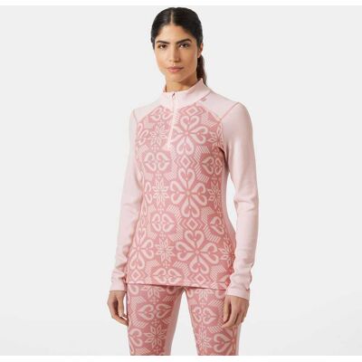 Helly Hansen Dam Lifa Merino Baslager 1/2 Dragkedja Rosa M Cobalt BlåM Helly Hansen Dam Lifa Merino Baslager 1/2 Dragkedja Rosa M Cobalt BlåM
