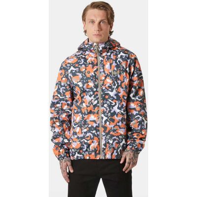 Helly Hansen Core Graphic Regnjacka Herr Orange L Black SvartL Helly Hansen Core Graphic Regnjacka Herr Orange L Black SvartL