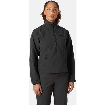 Helly Hansen Dam Cascade Shield Anorak Grå L Black SvartL Helly Hansen Dam Cascade Shield Anorak Grå L Black SvartL