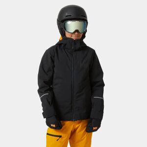 Helly Hansen Juniors’ Quest Ski Jacket Svart 140/10 Deep Fjord Blå140/10