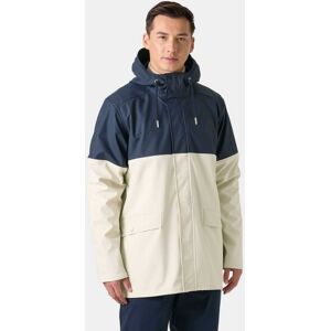 Helly Hansen Men's Moss Block Raincoat Vit S Washed Navy MarinblåS Helly Hansen Men's Moss Block Raincoat Vit S Washed Navy MarinblåS