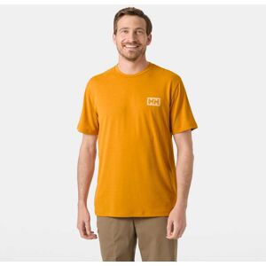 Helly Hansen Herr Skog T-shirt I Återvunnen Polyester Brun L White VitL Helly Hansen Herr Skog T-shirt I Återvunnen Polyester Brun L White VitL