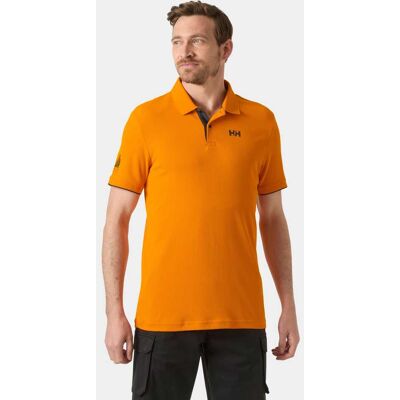Helly Hansen Ocean Pikétröja 2.0 Herr Orange L White VitL Helly Hansen Ocean Pikétröja 2.0 Herr Orange L White VitL