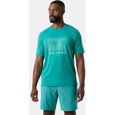 Helly Hansen Herr HP Race T-shirt För Segling Grön L White VitL Helly Hansen Herr HP Race T-shirt För Segling Grön L White VitL