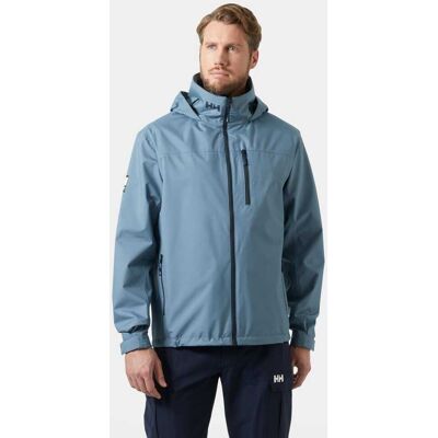 Helly Hansen Herr Crew Seglarjacka Med Huva 2.0 Marinblå S Sparrow Grey GråS Helly Hansen Herr Crew Seglarjacka Med Huva 2.0 Marinblå S Sparrow Grey GråS