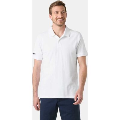 Helly Hansen Men's Crew Polo Pique Vit M Ebony GråM Helly Hansen Men's Crew Polo Pique Vit M Ebony GråM