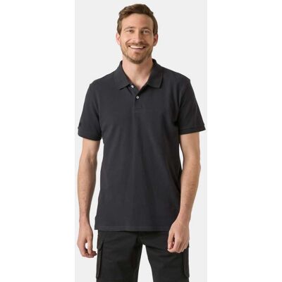 Helly Hansen Men's Crew Polo Pique Grå M White VitM Helly Hansen Men's Crew Polo Pique Grå M White VitM