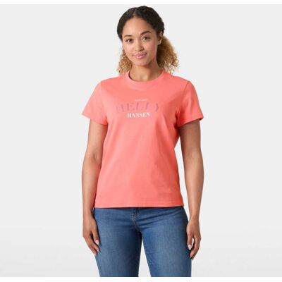 Helly Hansen Core Graphic T-shirt 2.0 Dam Rosa L White VitL Helly Hansen Core Graphic T-shirt 2.0 Dam Rosa L White VitL