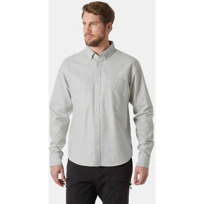 Helly Hansen Herr Organic Flanell Bomullströja Svart S Utility Green GrönS Helly Hansen Herr Organic Flanell Bomullströja Svart S Utility Green GrönS